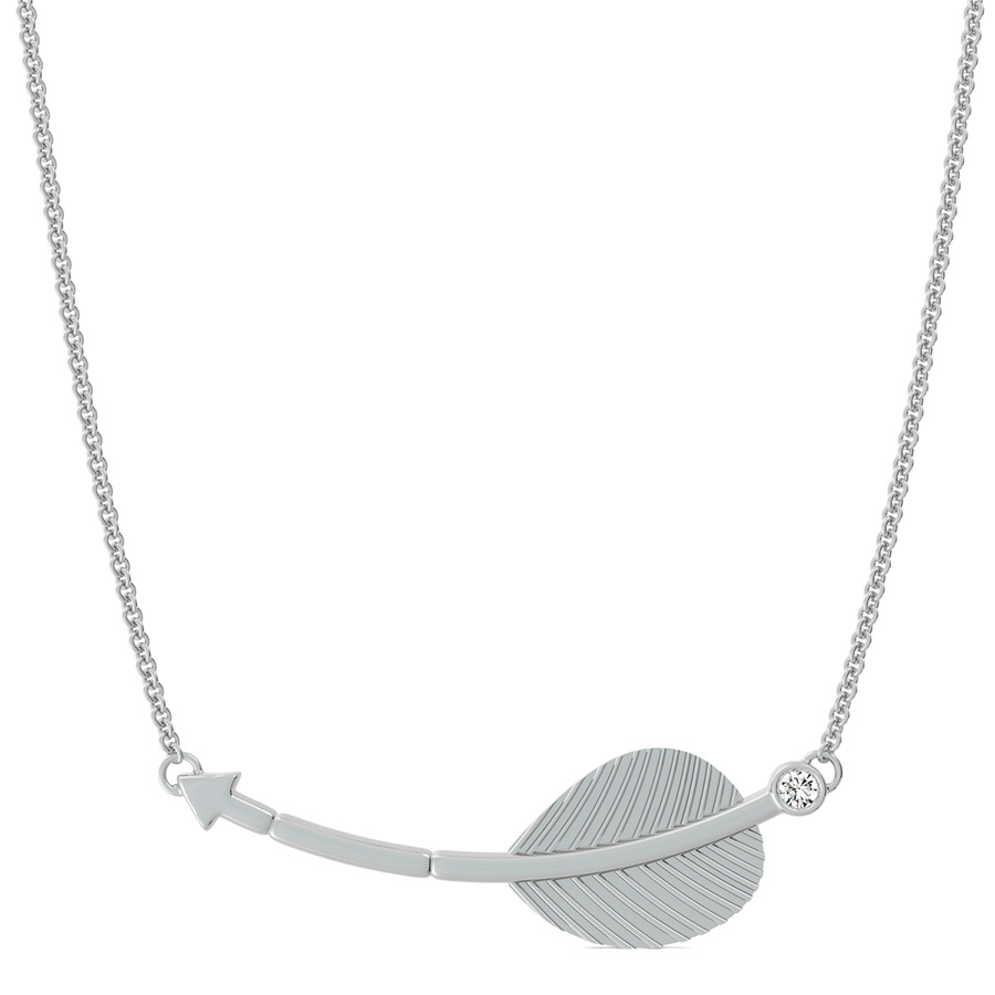 Sideways Arrow Pendant