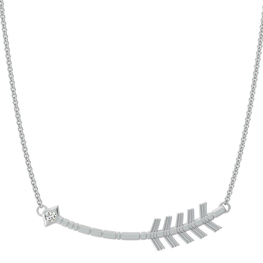Curved Arrow Pendant