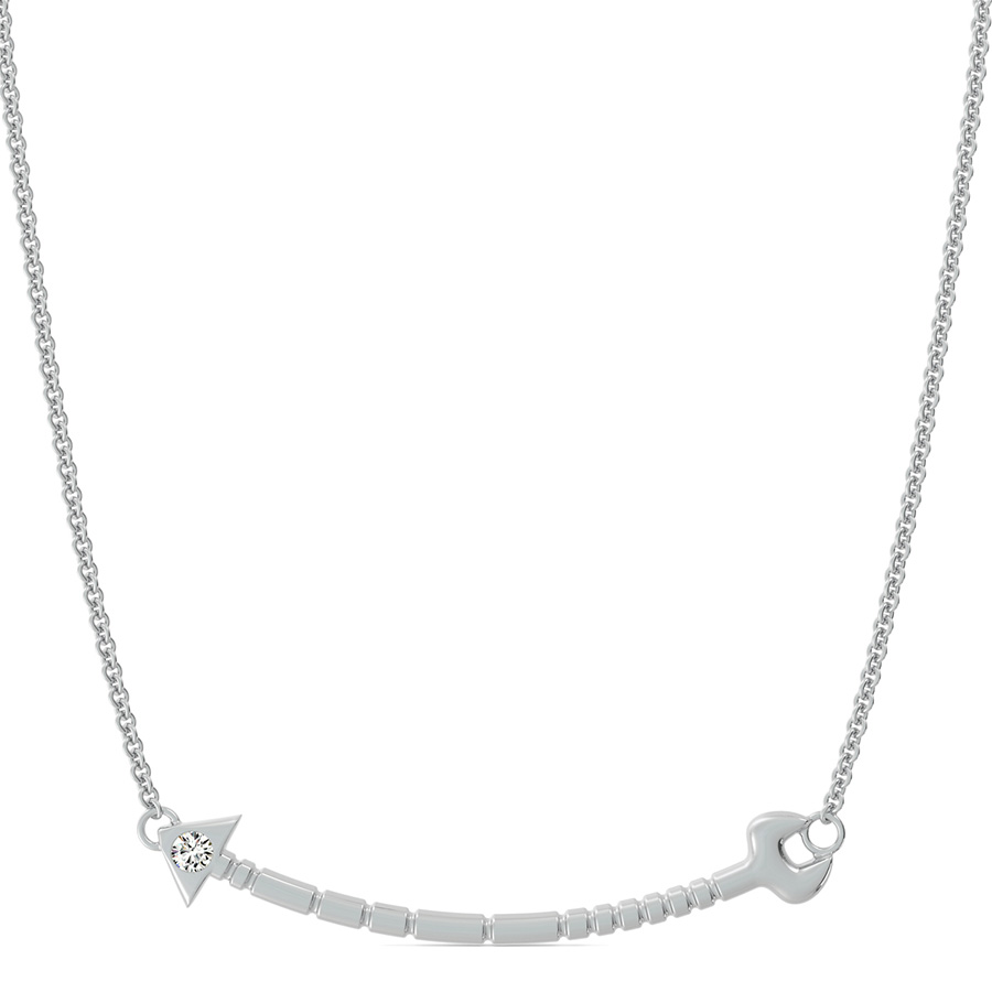 Curved Arrow Pendant
