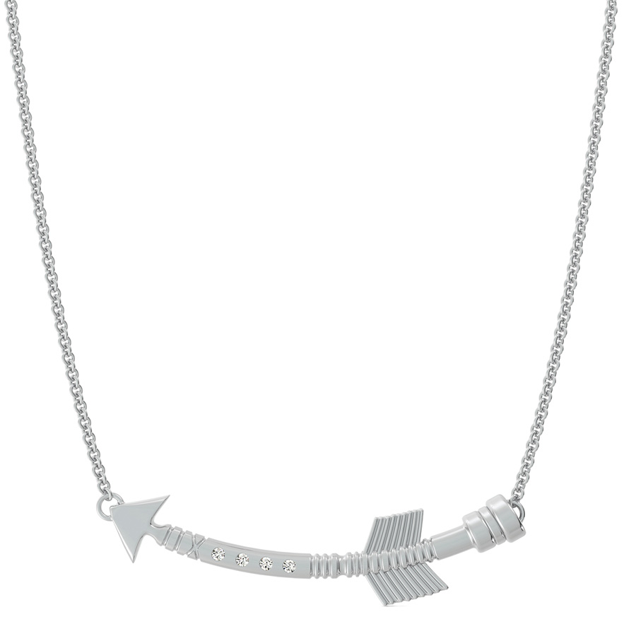 Sideways Arrow Pendant