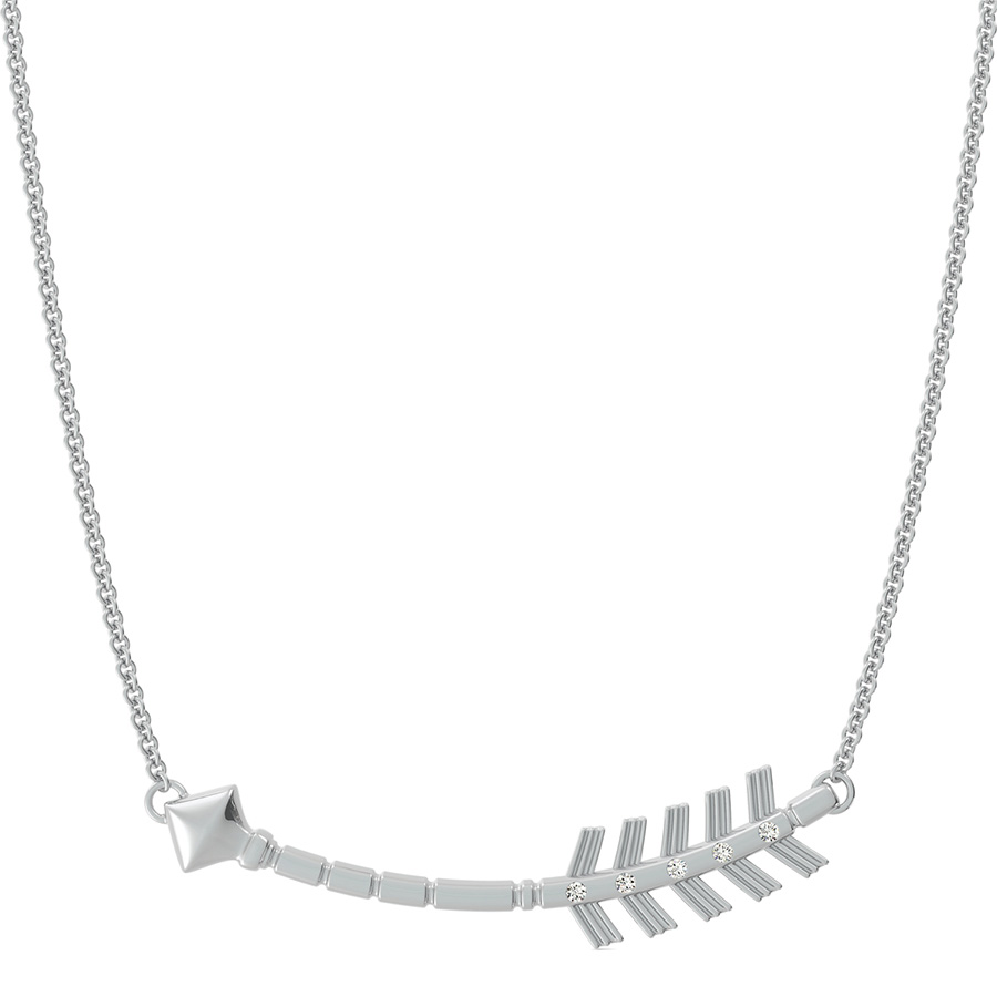 Curved Arrow Pendant