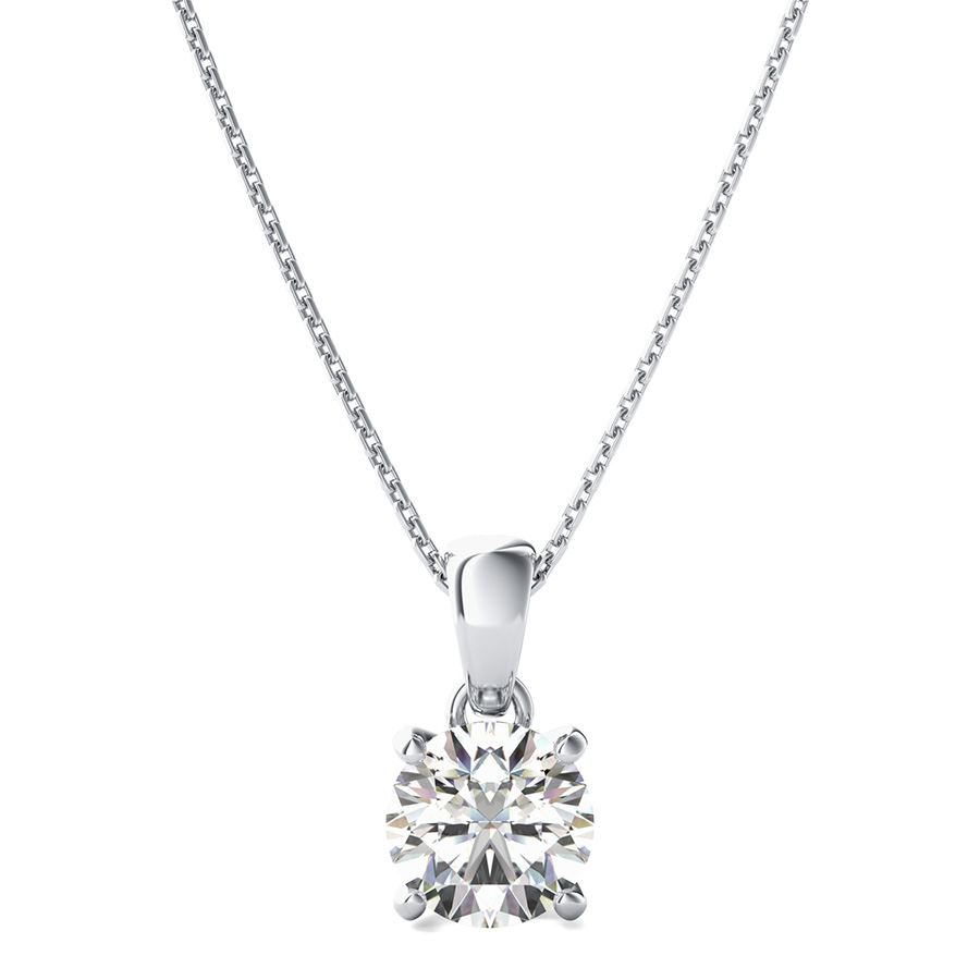 Solitaire Double Wire Basket Pendant 