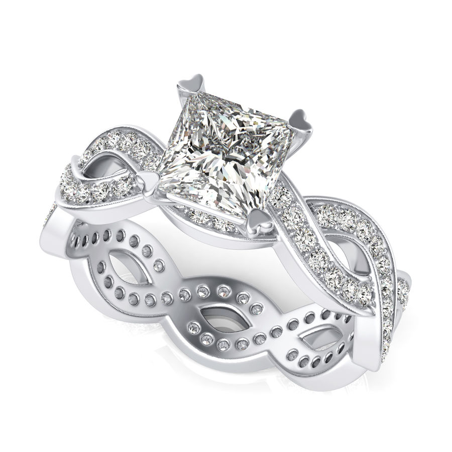 Eternity Twist Engagement Ring