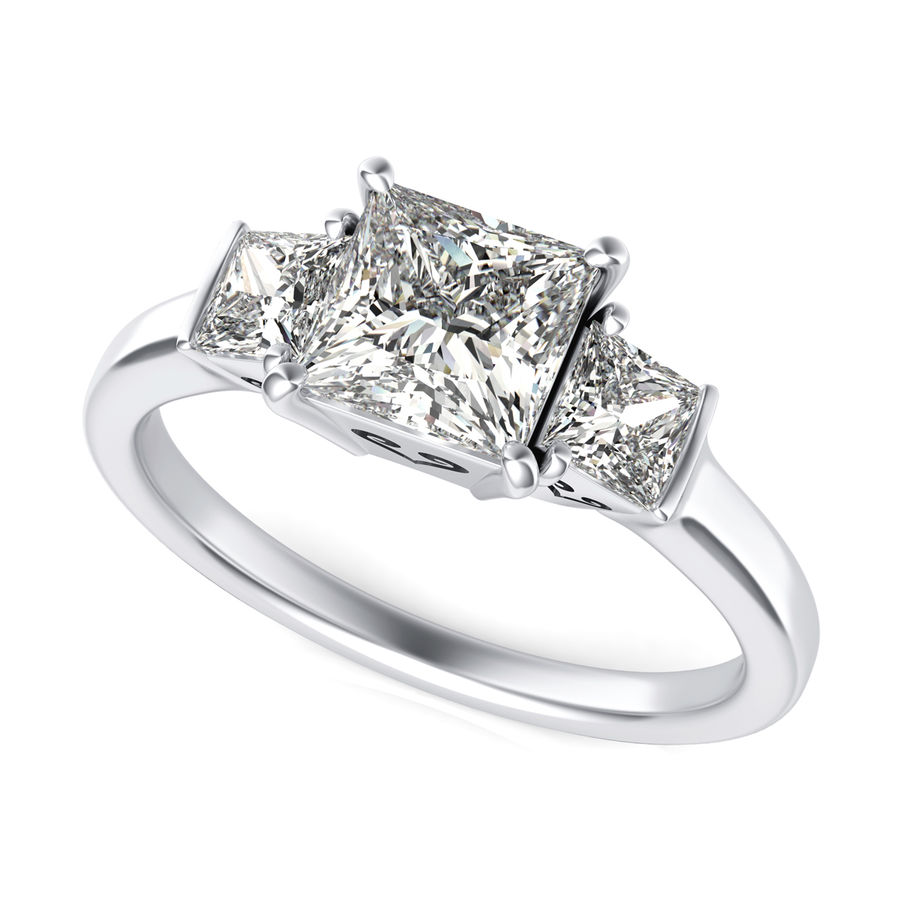 Three Stone Engagement Ring Katt Diamonds