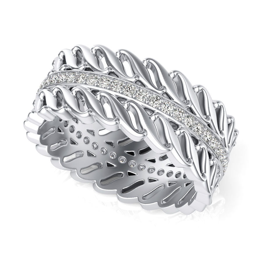 Pave Set Eternity Band