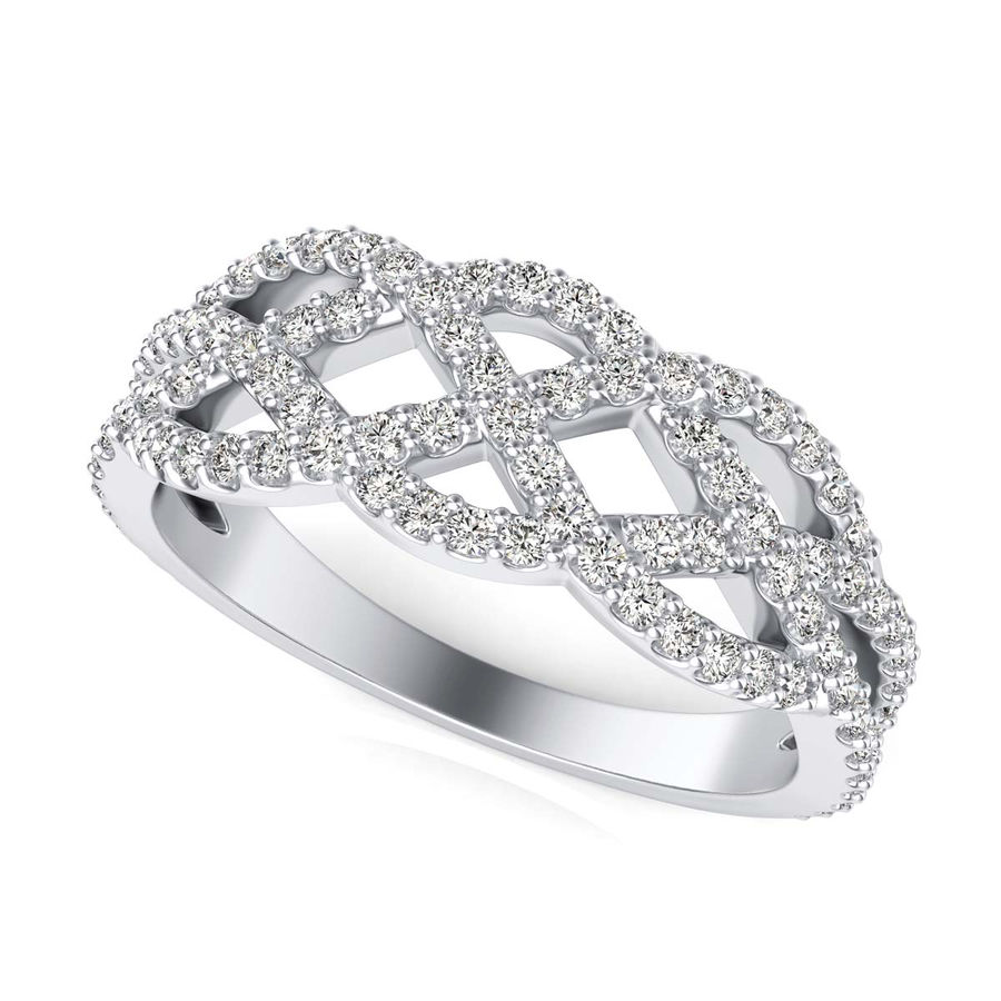 Quad Twist Cocktail Ring