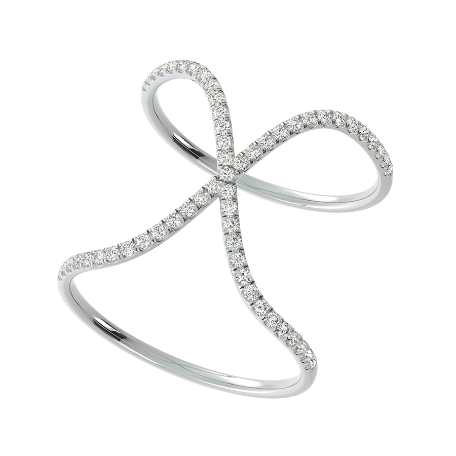 X Skinny Ring