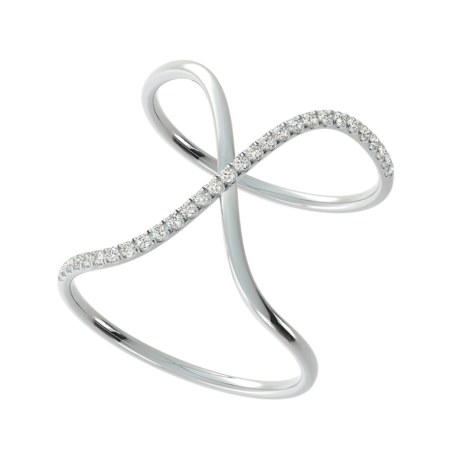 X Skinny Ring