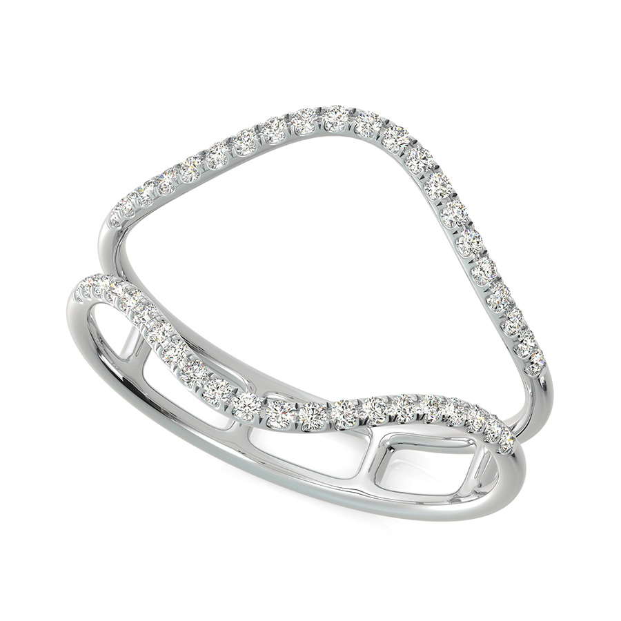  Two Row Skinny Ring