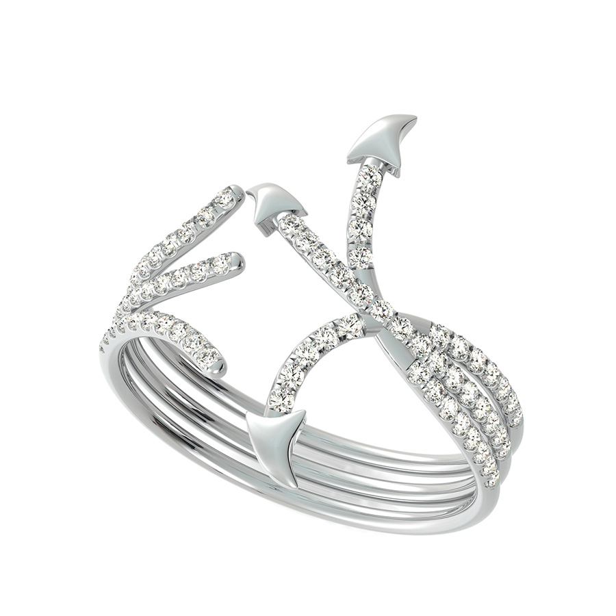 3 Arrow Skinny Ring
