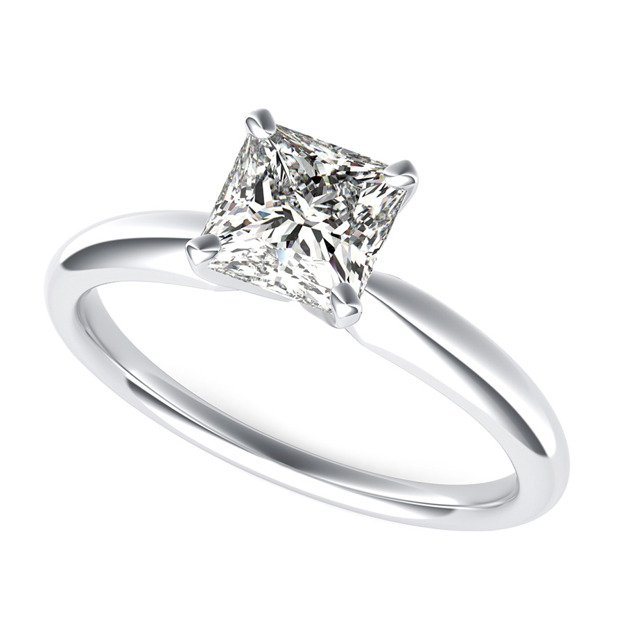 Delicate And Classic Solitaire Engagement Ring