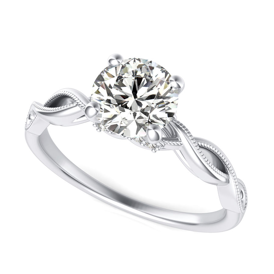 Twist Engagement Ring