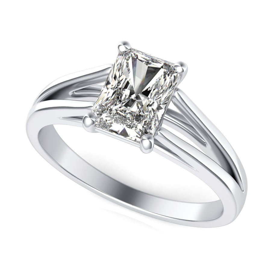 Split shank solitaire engagement ring online