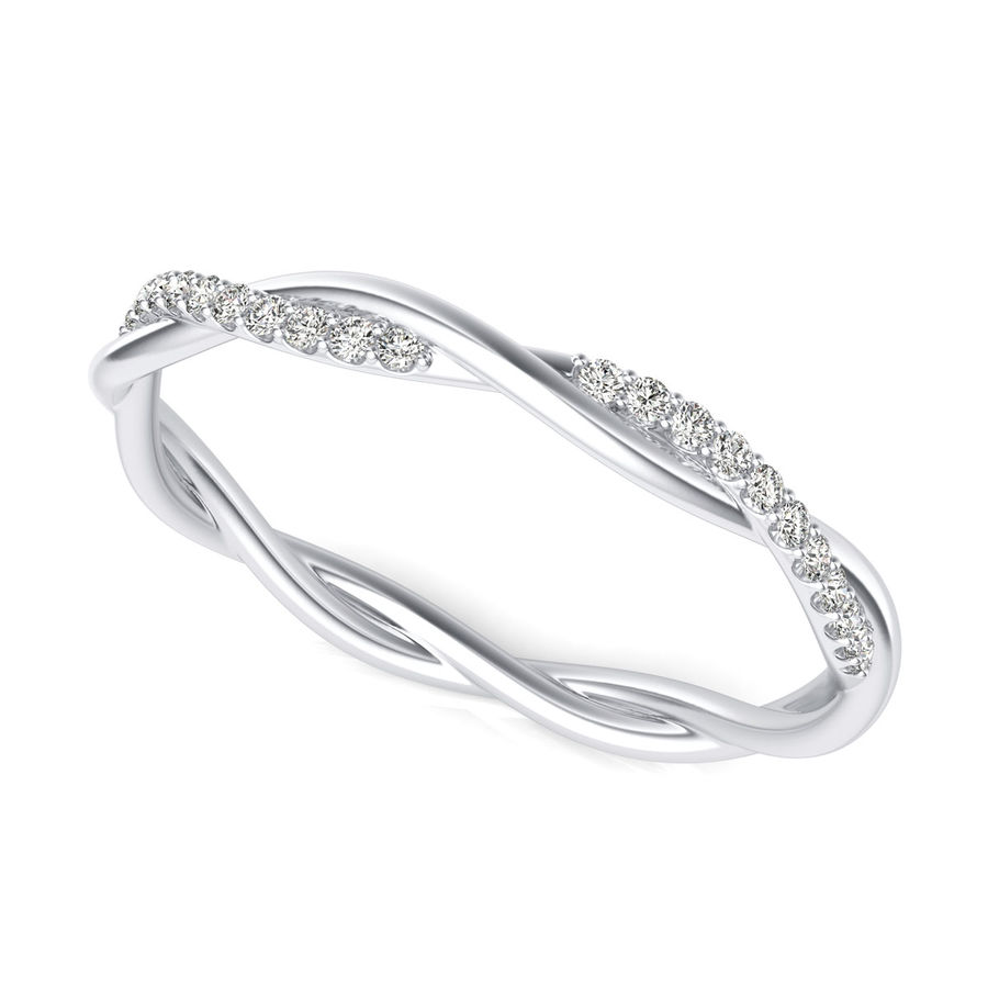 Half Eternity Twist Band
