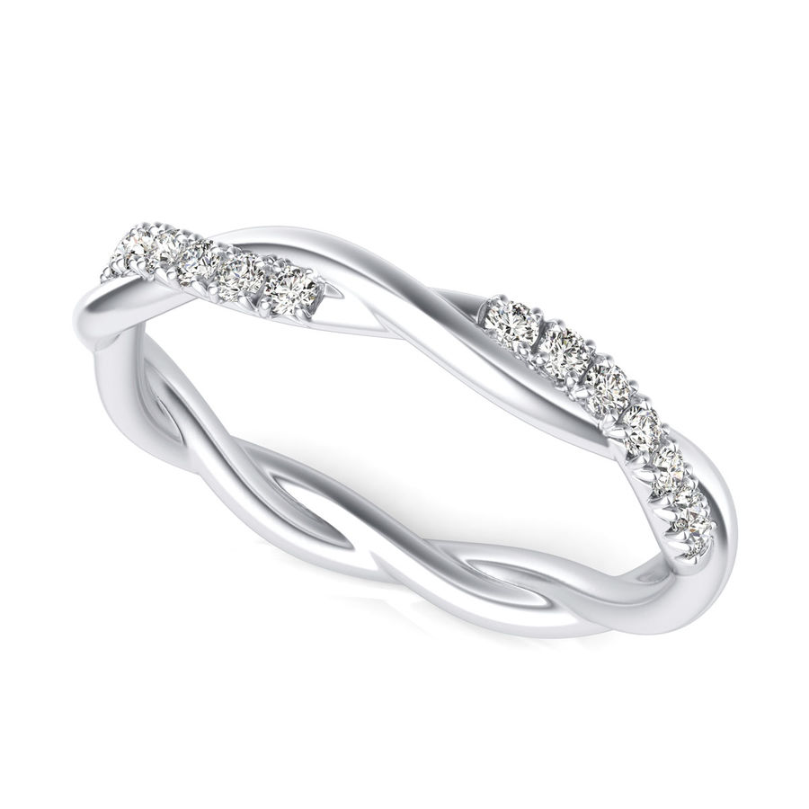 Half Eternity Twist Band