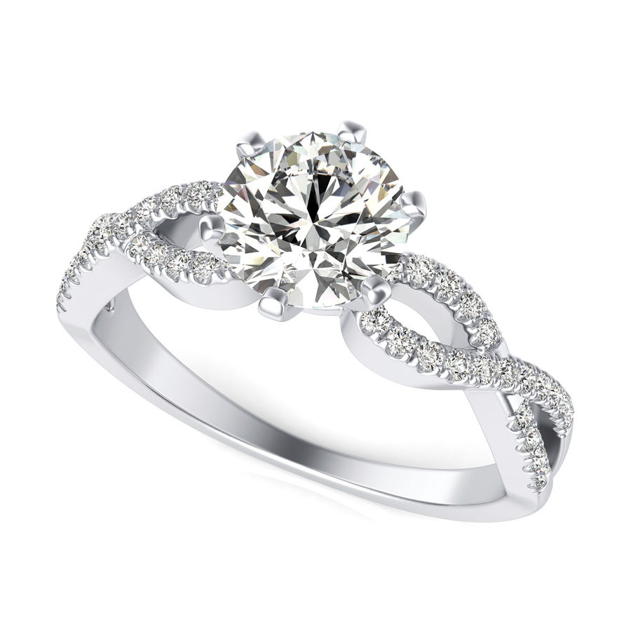 Twist Engagement Ring Katt Diamonds