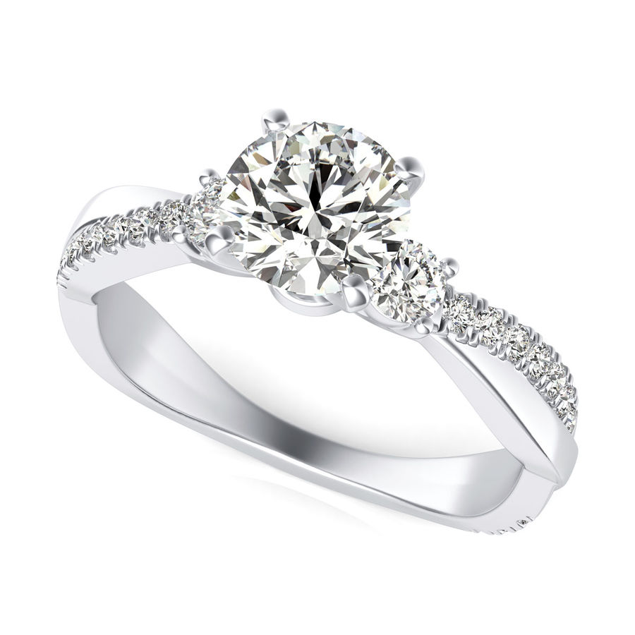 Three Stone Engagement