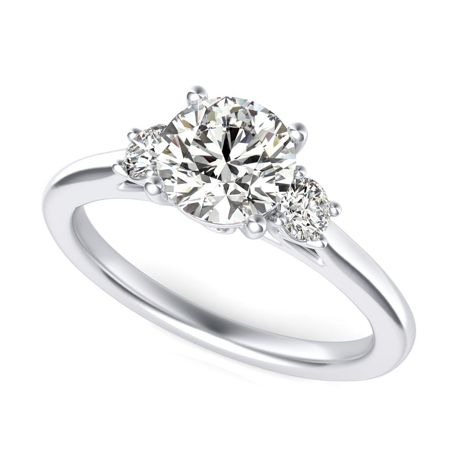 Three Stone Engagement