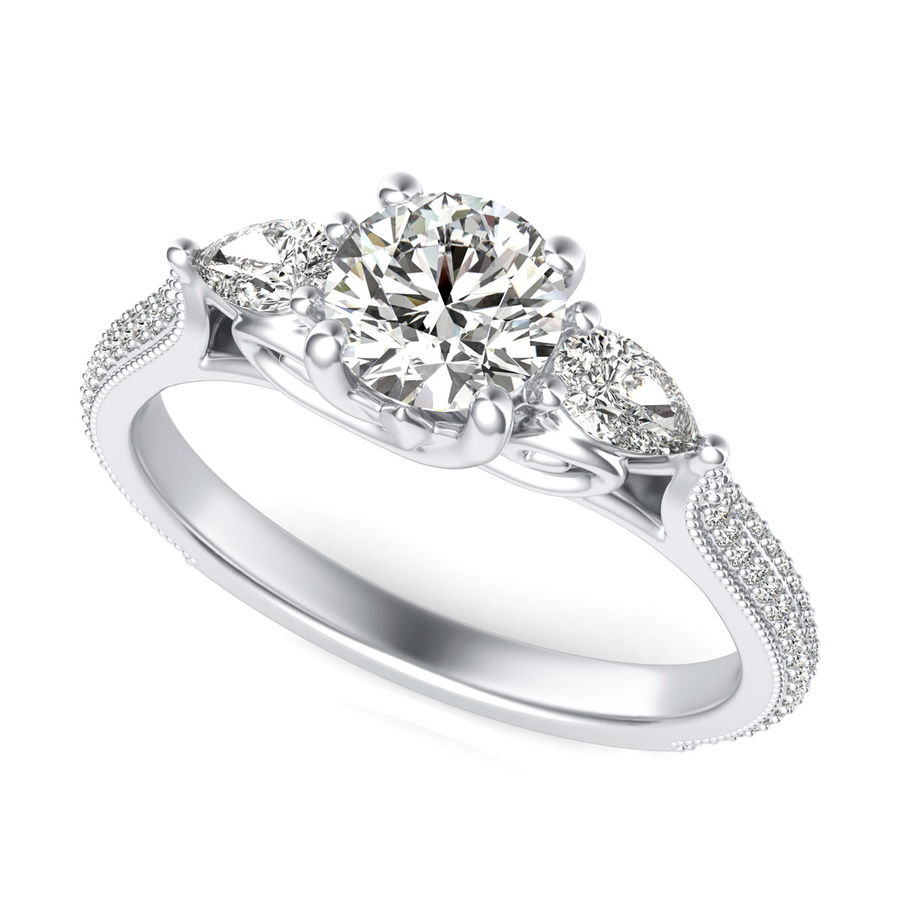 Three Stone Engagement