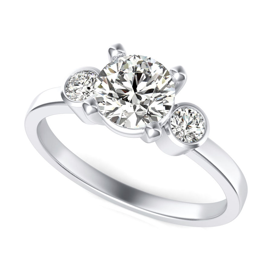 Three Stone Engagement