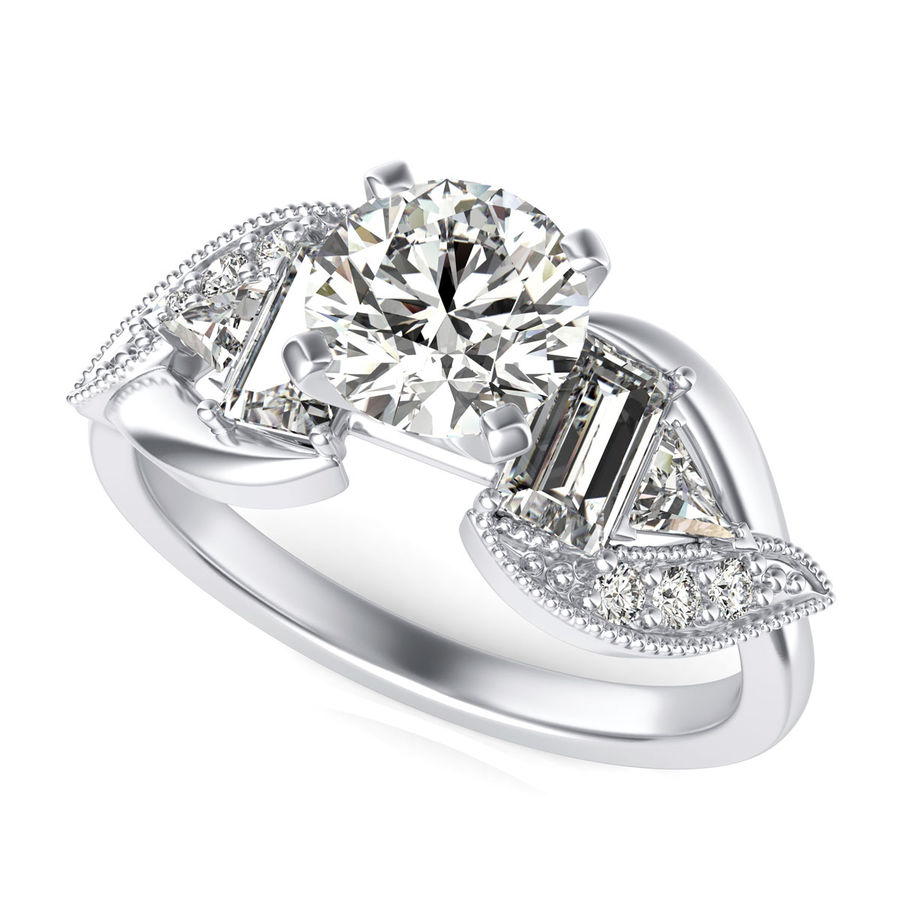 Three Stone Engagement