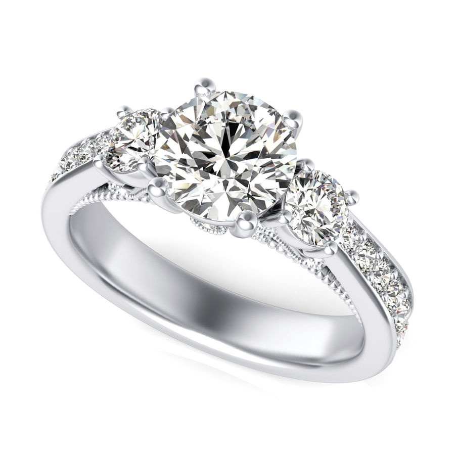 Three Stone Engagement