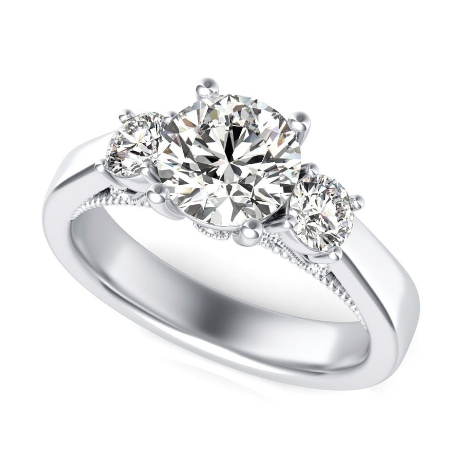 Three Stone Engagement