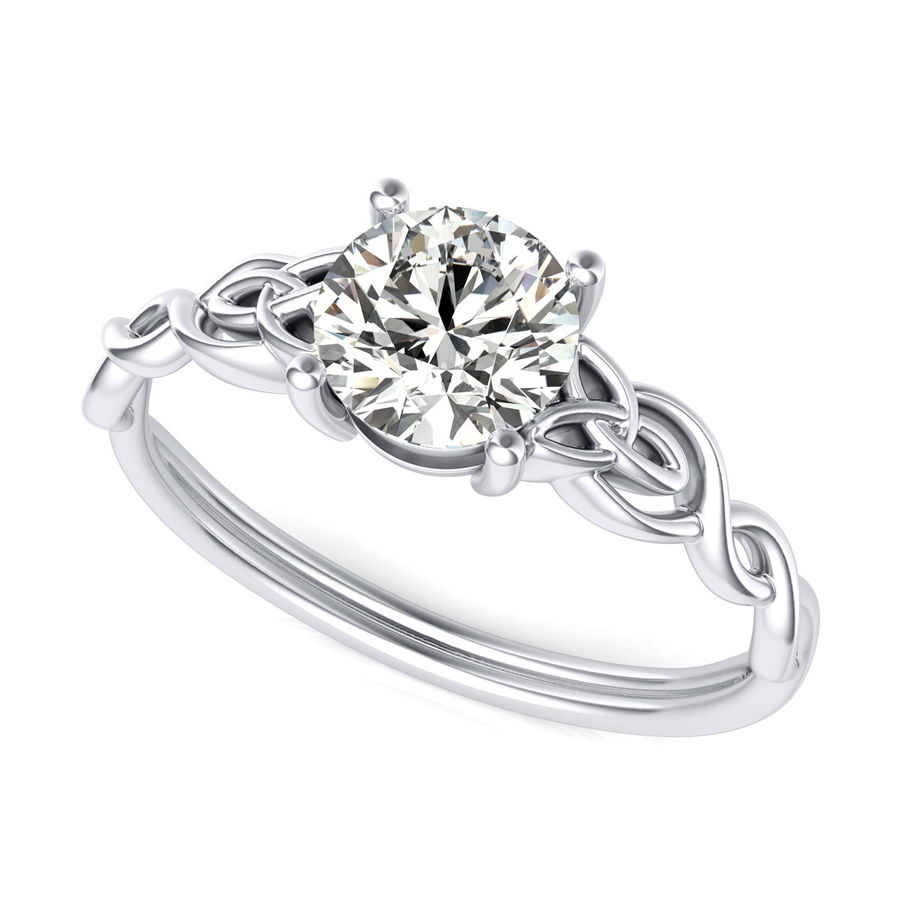 Twist Engagement Ring