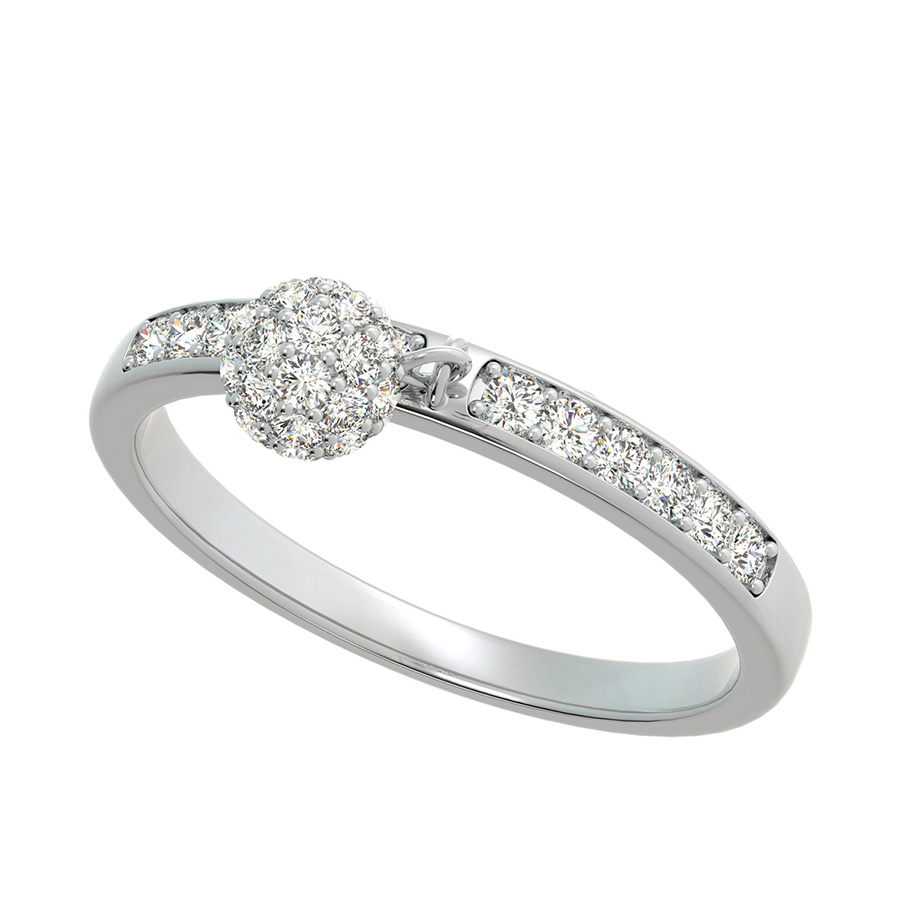 Dangling Ball On A Stackable Ring